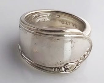 1341 / Pierścień ze srebra w kształcie łyżki - Meadowbrook Heather 1936.