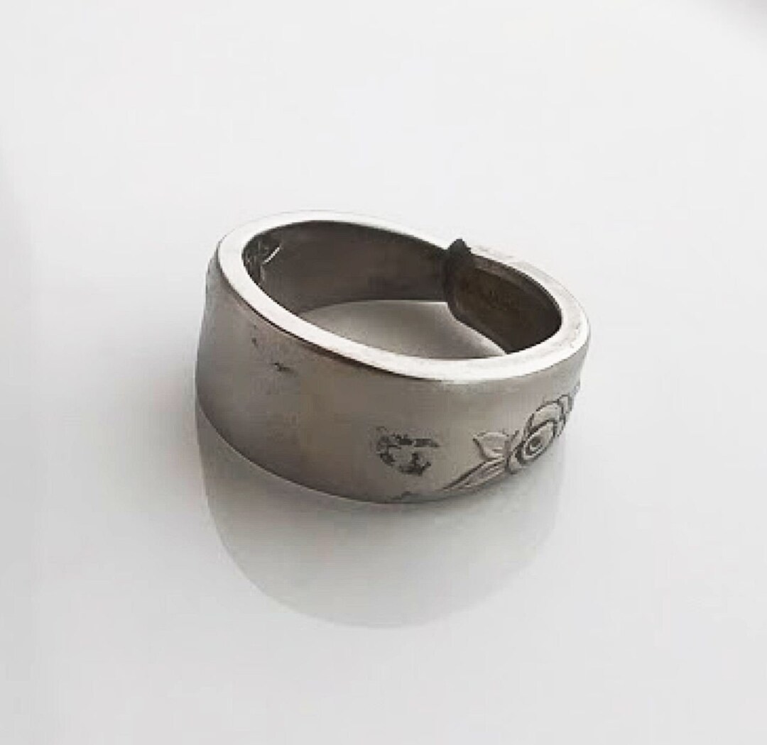 1627 / Stainless Steel Spoon Ring. Etsy UK