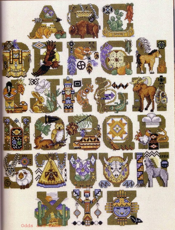 Native American Alphabet Chart