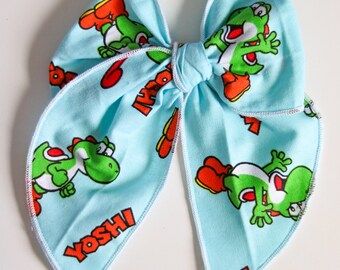 Colección de moños de Super Mario / Princesa Peach / Luigi / Mario / Moño para el cabello / Moño con forma de rueda de molino / Super Mario Bro / Moño de cumpleaños / Clips / Moños para el cabello