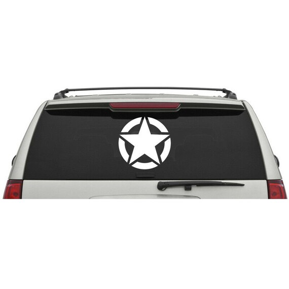 Army Armed Forces Military Star Vinyl Decal Sticker V18 Set of 2 America US U.S