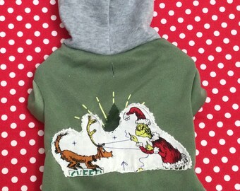 grinch dog jumper