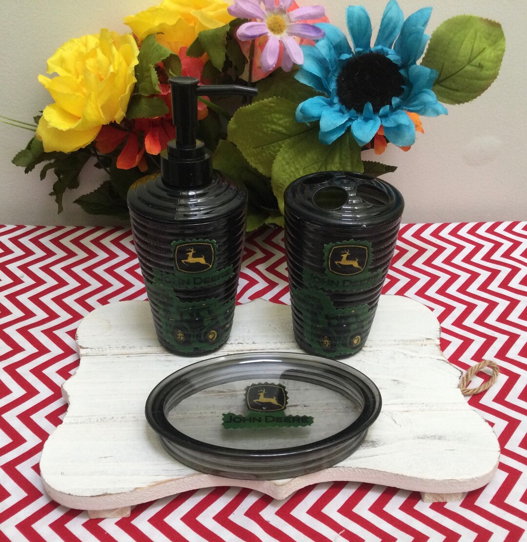 John Deere Bathroom Accessories/john Deere Soap Dispenser/john Etsy