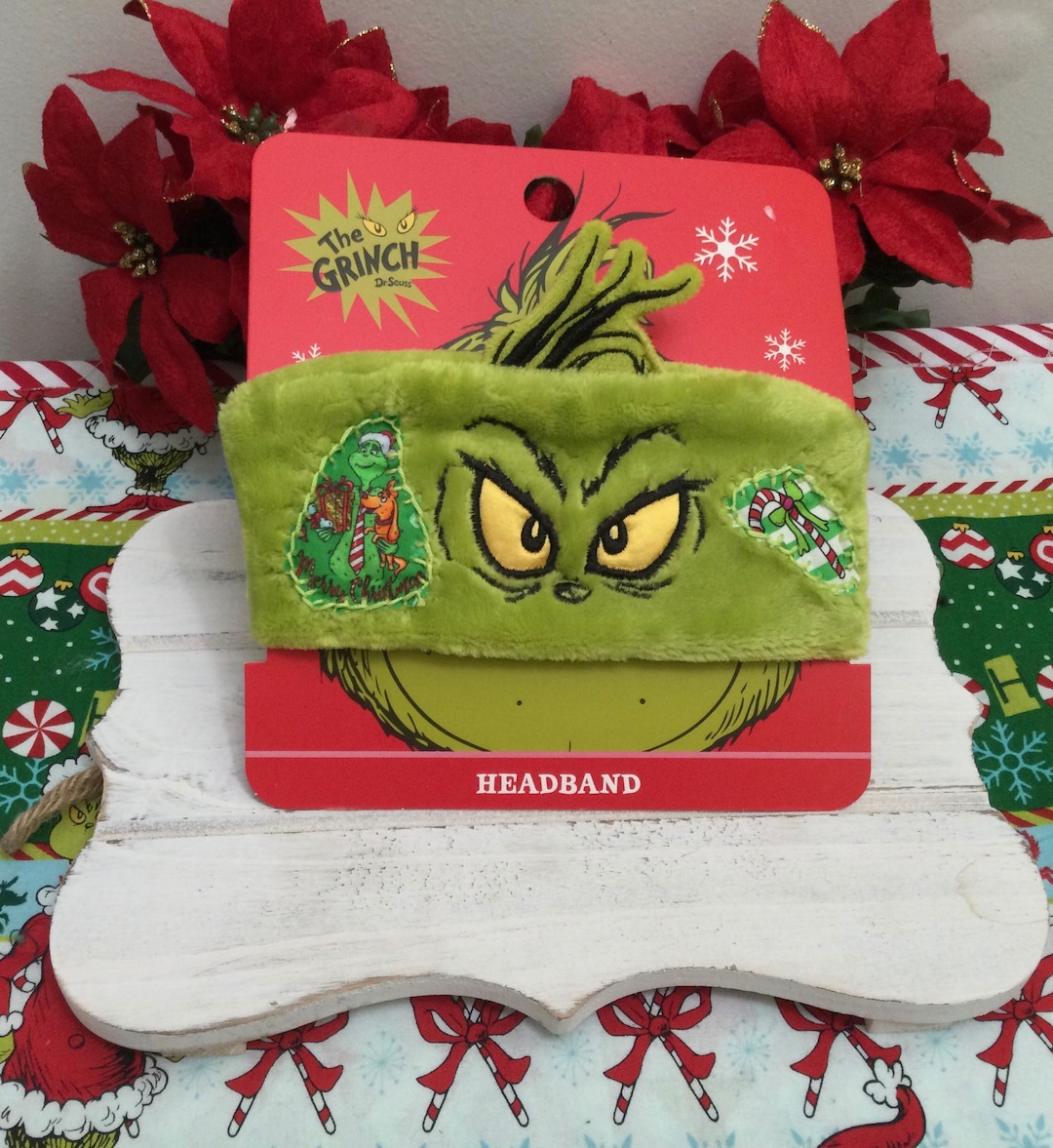Grinch Headband/grinch Hair Accessories/headband/grinch Head Etsy