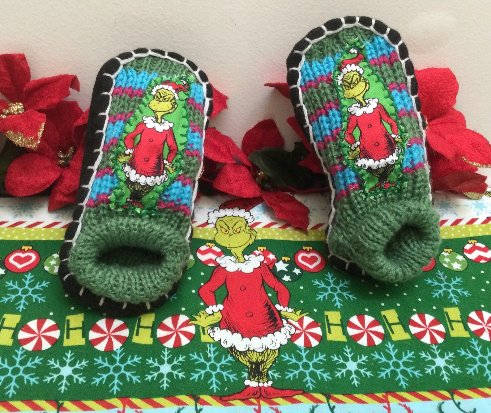Grinch Slippers/grinch Baby Slippers/grinch Shoes/baby - Etsy