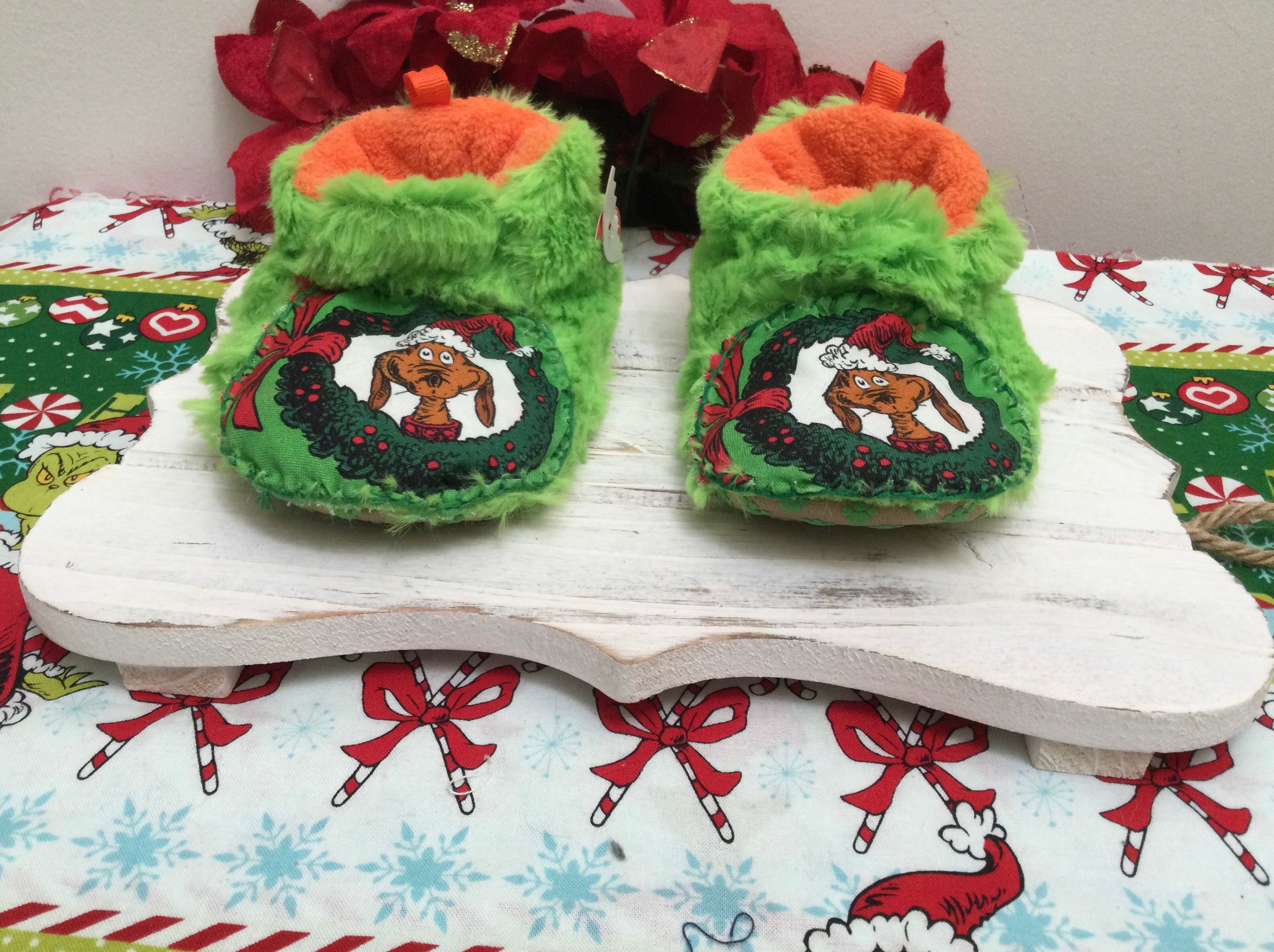 Christmas Slippers/infant - Etsy
