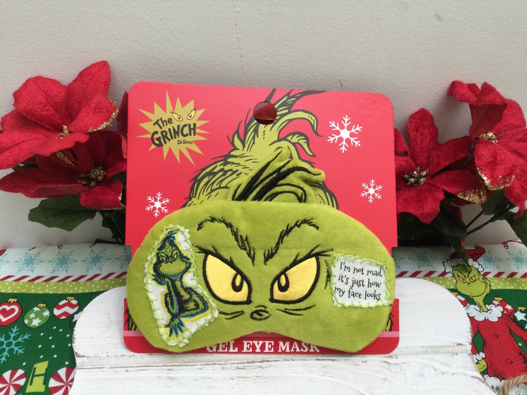 Grinch Eye Mask/grinch Gel Eye Mask/eye Mask Etsy