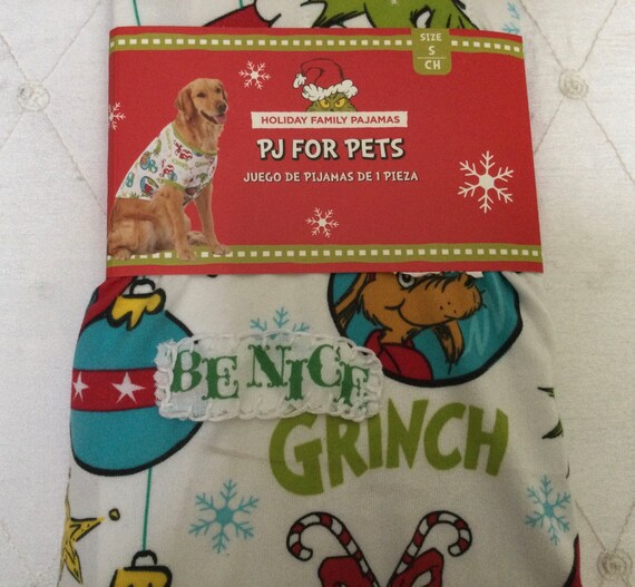 dog sweater grinch