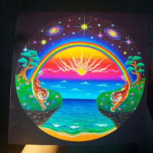 Prints of Spiritual Rainbow Psychedelic Trippy Visionary - Etsy