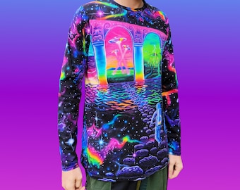 UFO Alien T-Shirt: Galaxy Trippy Psychedelic Rave Clothing