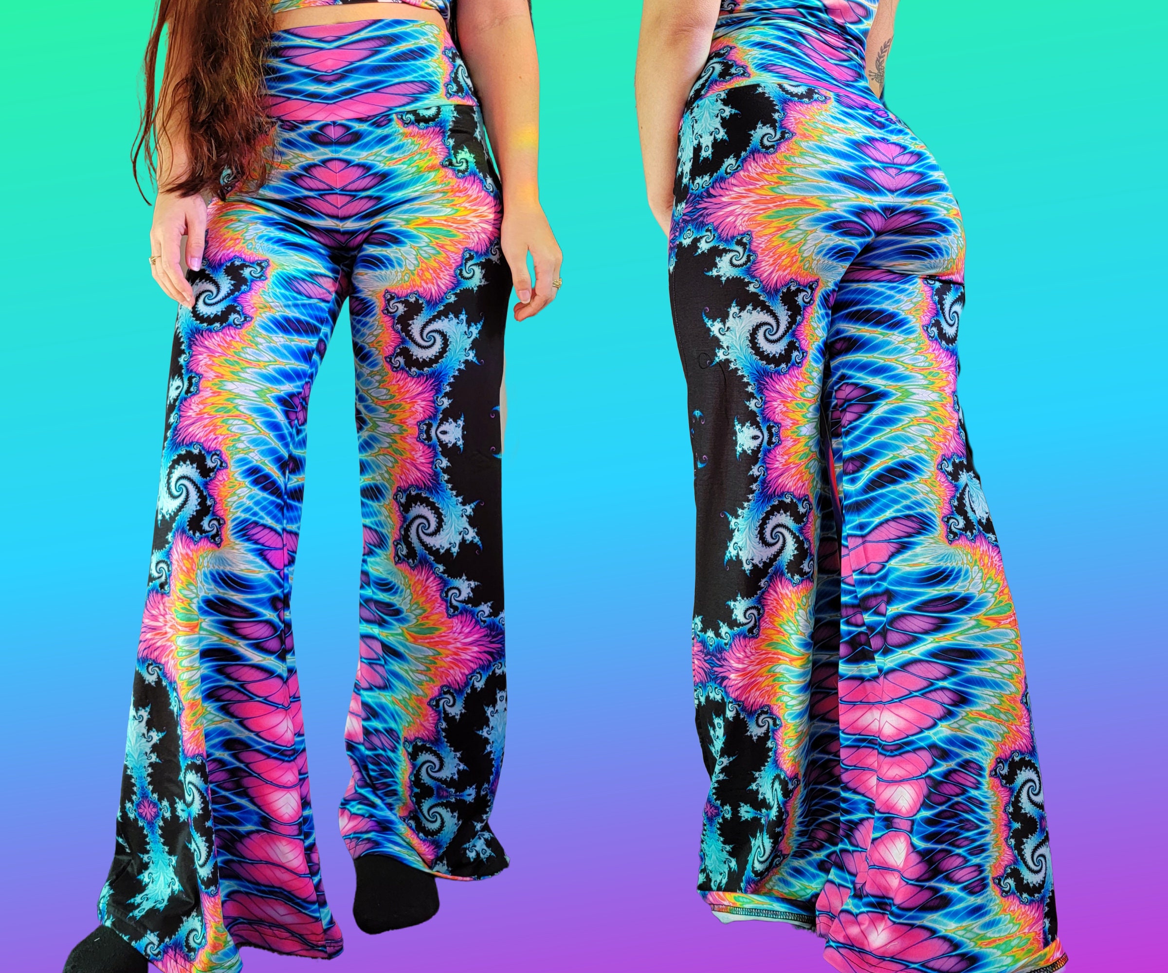 Trippy Rave Pants - Etsy New Zealand