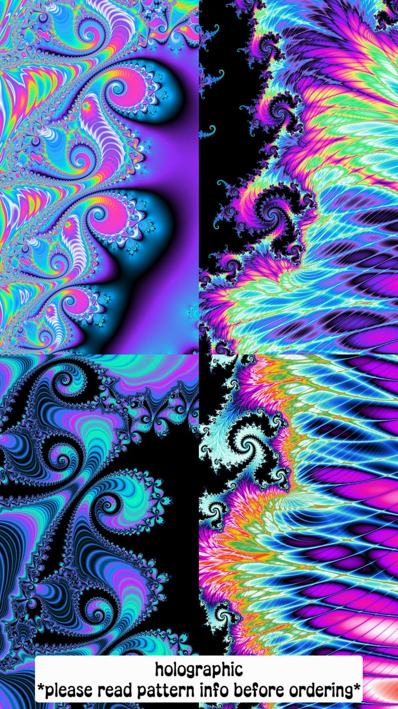 Trippy Rave Patterns Custom Patchwork Flare Pants: Trippy Festival Rave Style - Etsy