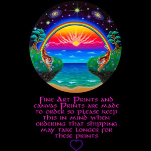 Prints of Spiritual Rainbow Psychedelic Trippy Visionary - Etsy
