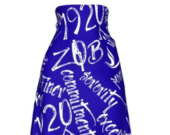 zeta phi beta maxi skirt