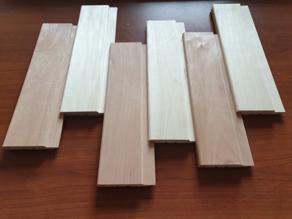 unfinished rectangular wood blocks