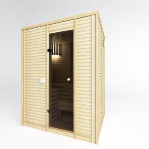 natural ECO WOOD hand made sauna pool spa cabin, garden, living, guest. nursery , shed house