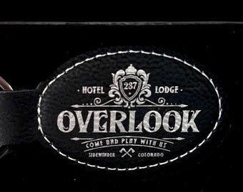 Overlook Hotel Keychain Halloween Keychain Laser Engraved