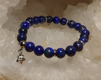8mm natural lapis lazuli bracelet