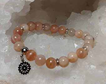 Sunstone bracelet 8mm