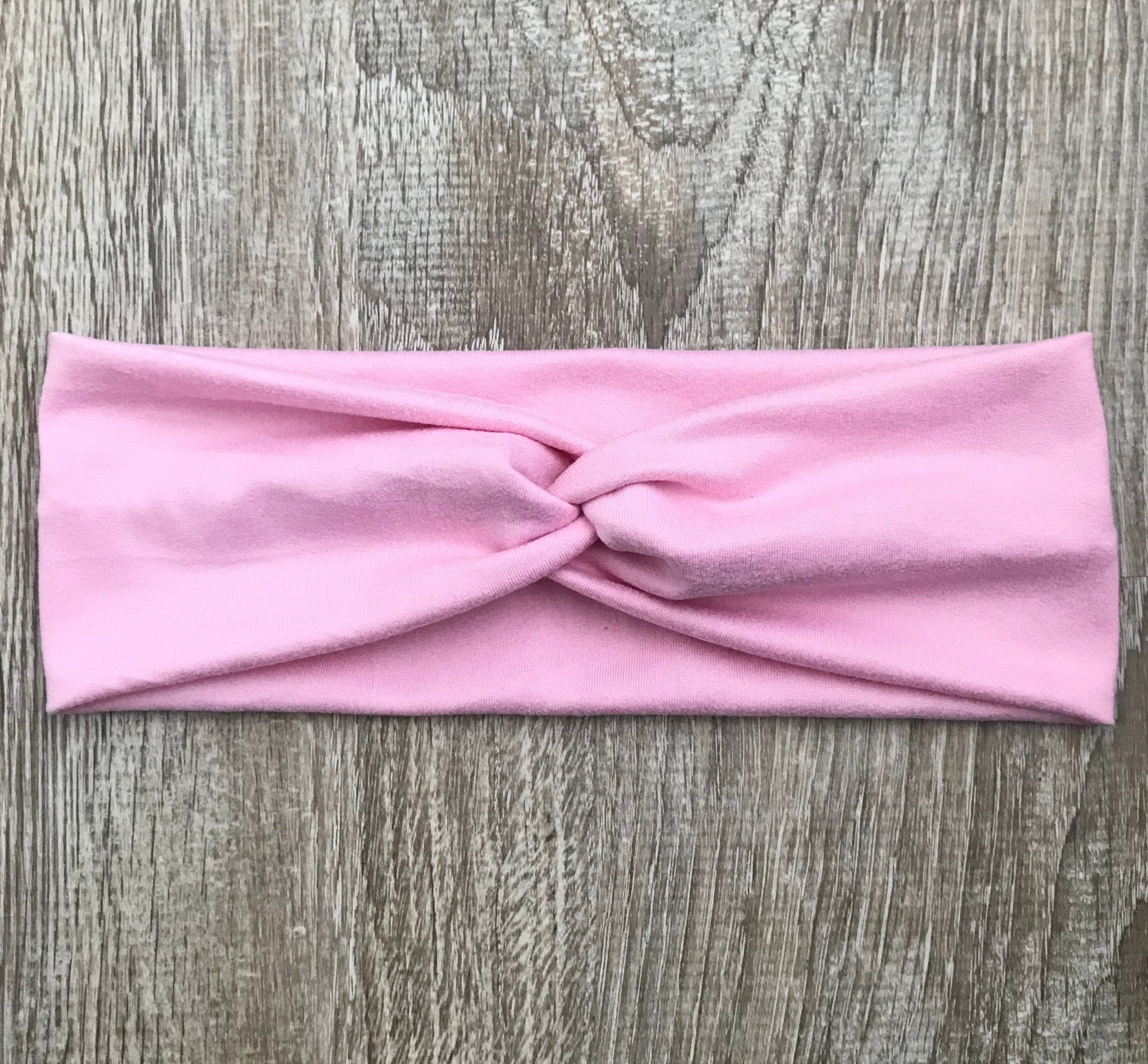 Light Pink Knotted Womens Headband / Baby Pink Headband / | Etsy