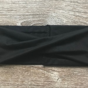 Black Twisted Women’s Headband / Black Headband / Headband for Women / Women’s Hairband / Twisted Headband / Comfortable Black Headband