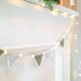 Mini Triangle Felt Bunting, Scandi Garland, Felt Flag Garland Scandi Nursery Decor, Choose Your Colours 