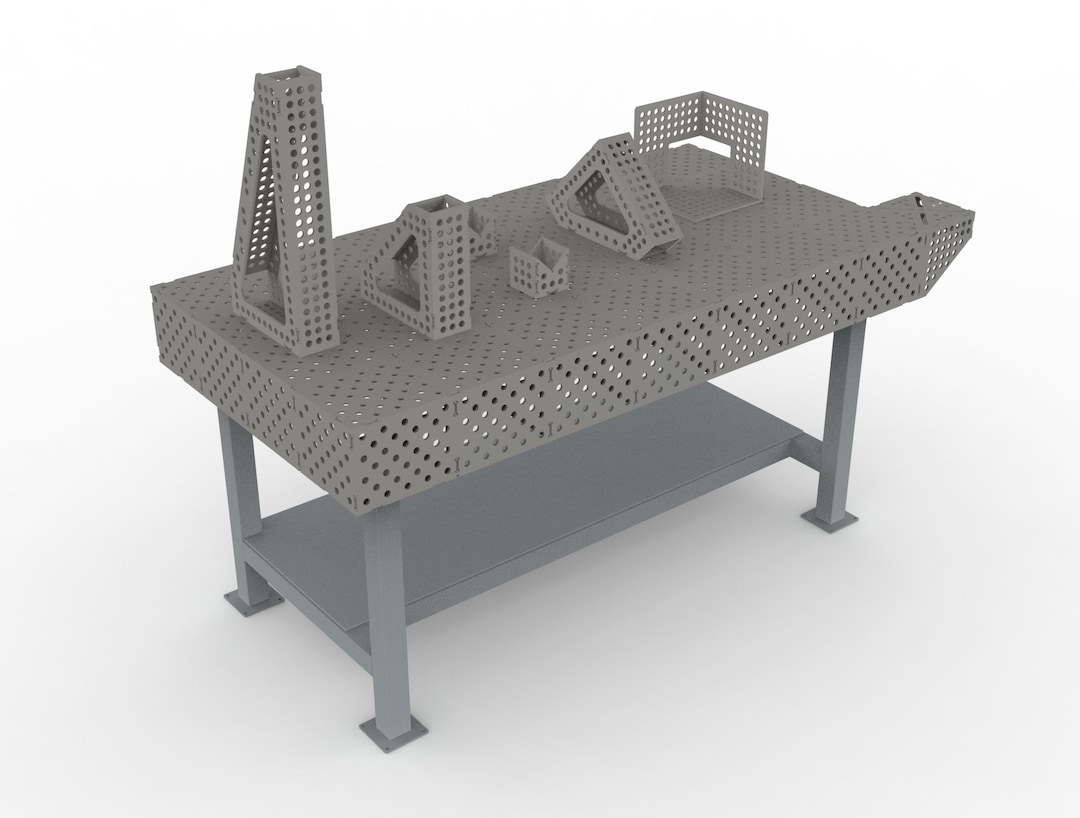 Welding Bench Table / Jig / Fixture 1750mm X 900mm Plans / DXF/ NESTING