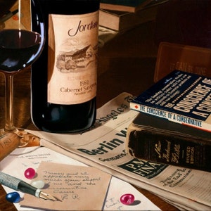 Ronald Reagan Art (Signed) - &quot;Memories of Dutch&quot; Artist Signed and Numbered Limited Edition Giclee on Canvas