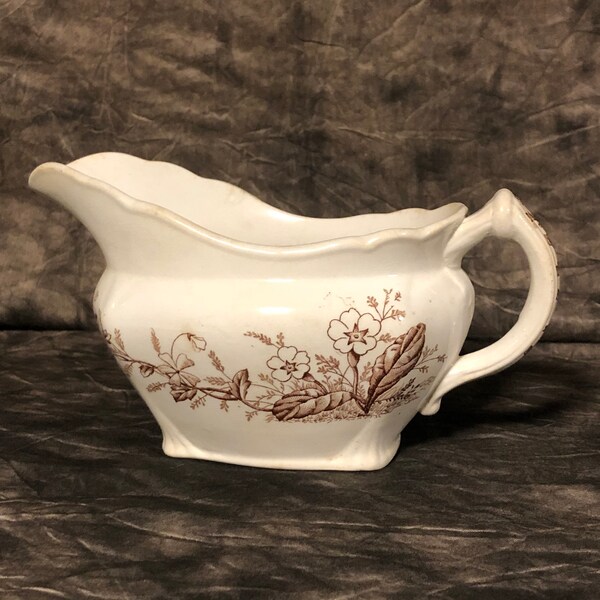 Antique Gravy Boat Etsy