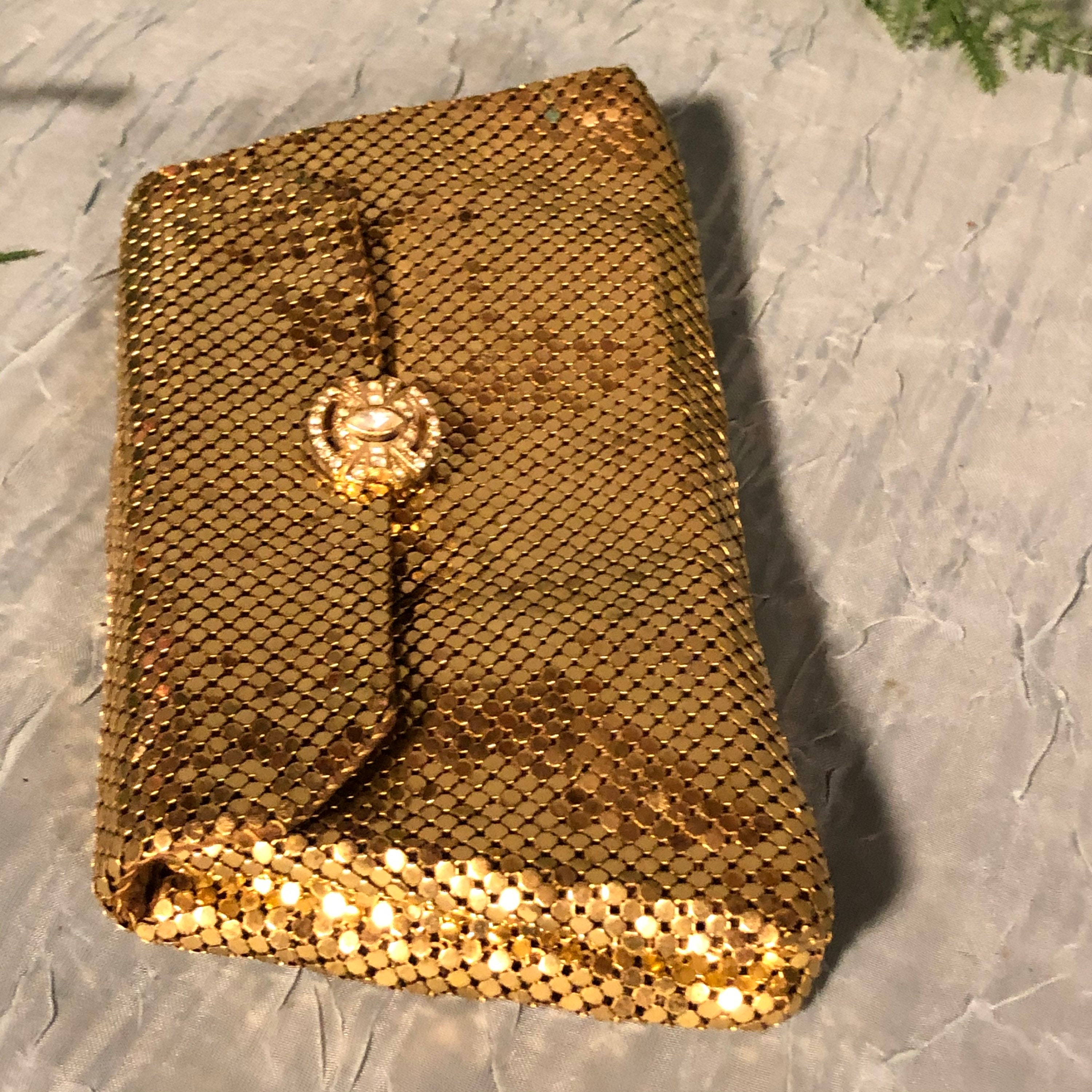 myer gold clutch
