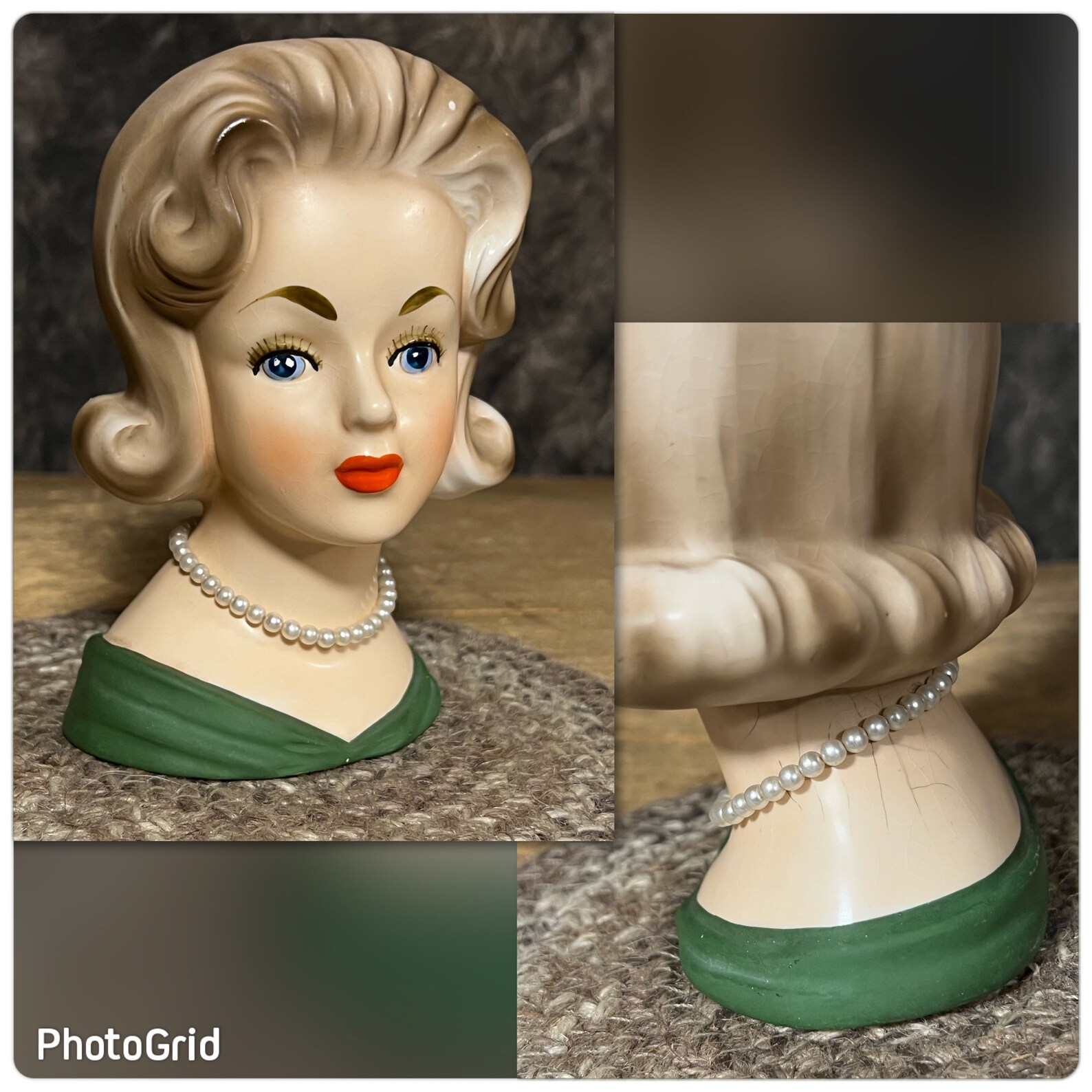 Relpo Lady Head Vase Vintage Relpo K1634 Head Vase Relpo Etsy