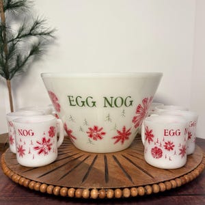 Fire King Egg Nog - Etsy