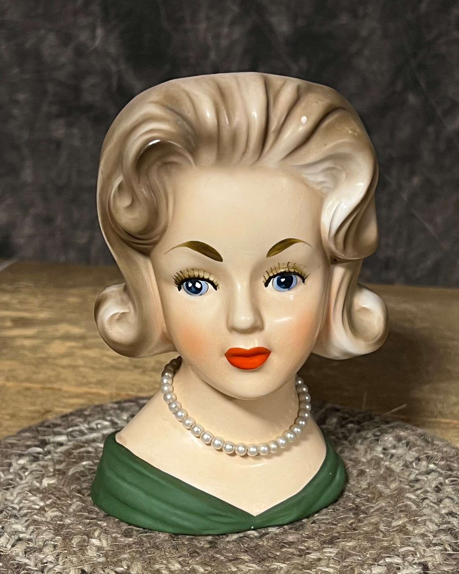 Relpo Lady Head Vase Vintage Relpo K1634 Head Vase Relpo Etsy