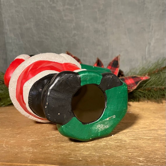 Vintage Ceramic Santa Claus, Hand Painted Santa Claus Figurine - Etsy