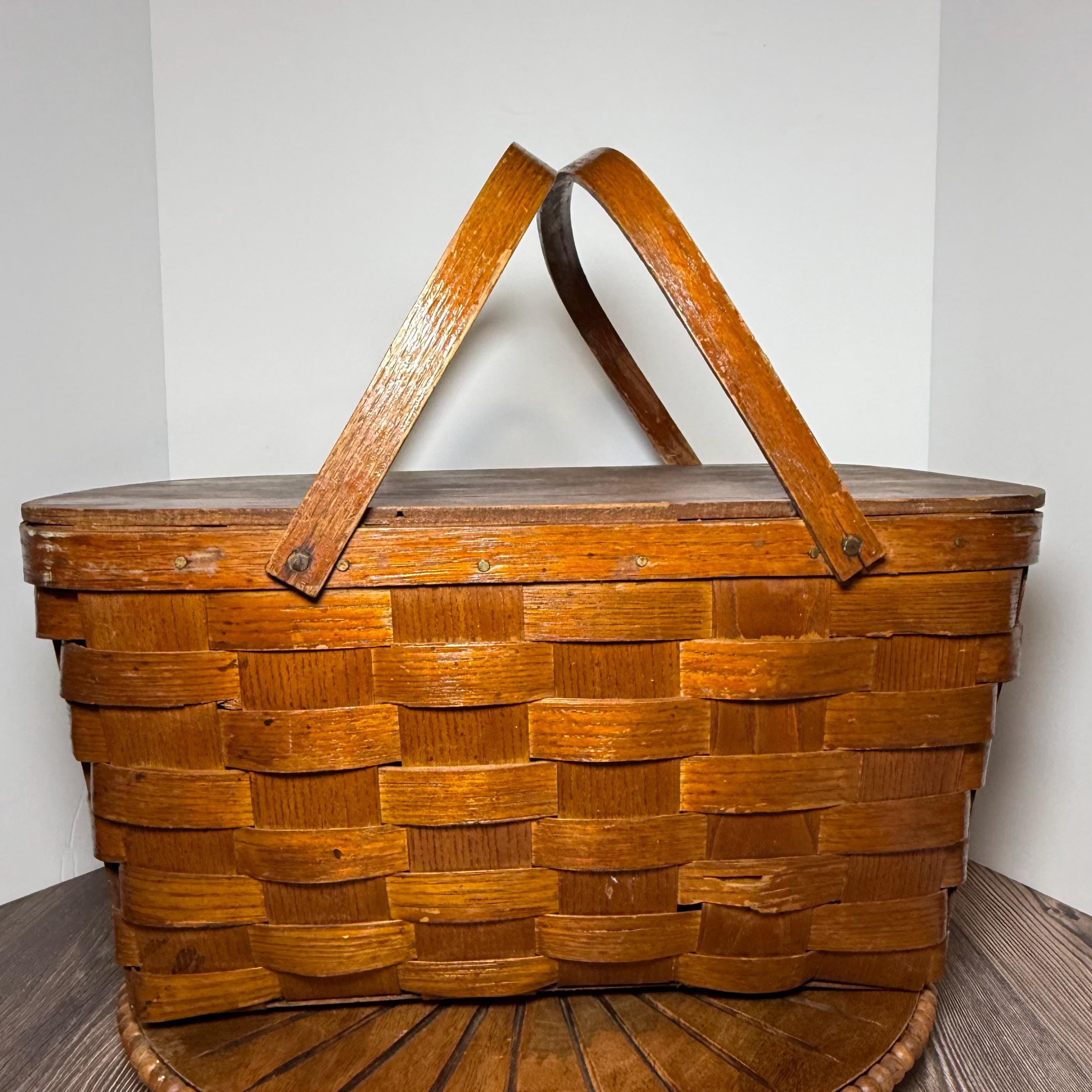 Longaberger Picnic Basket - Etsy