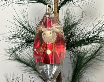 Vintage Christmas Decor, Bottle Brush Tree, Nutcracker, Vintage Inspired,  Holiday Decor, Diorama, Vintage Santa, Unique, Handmade 