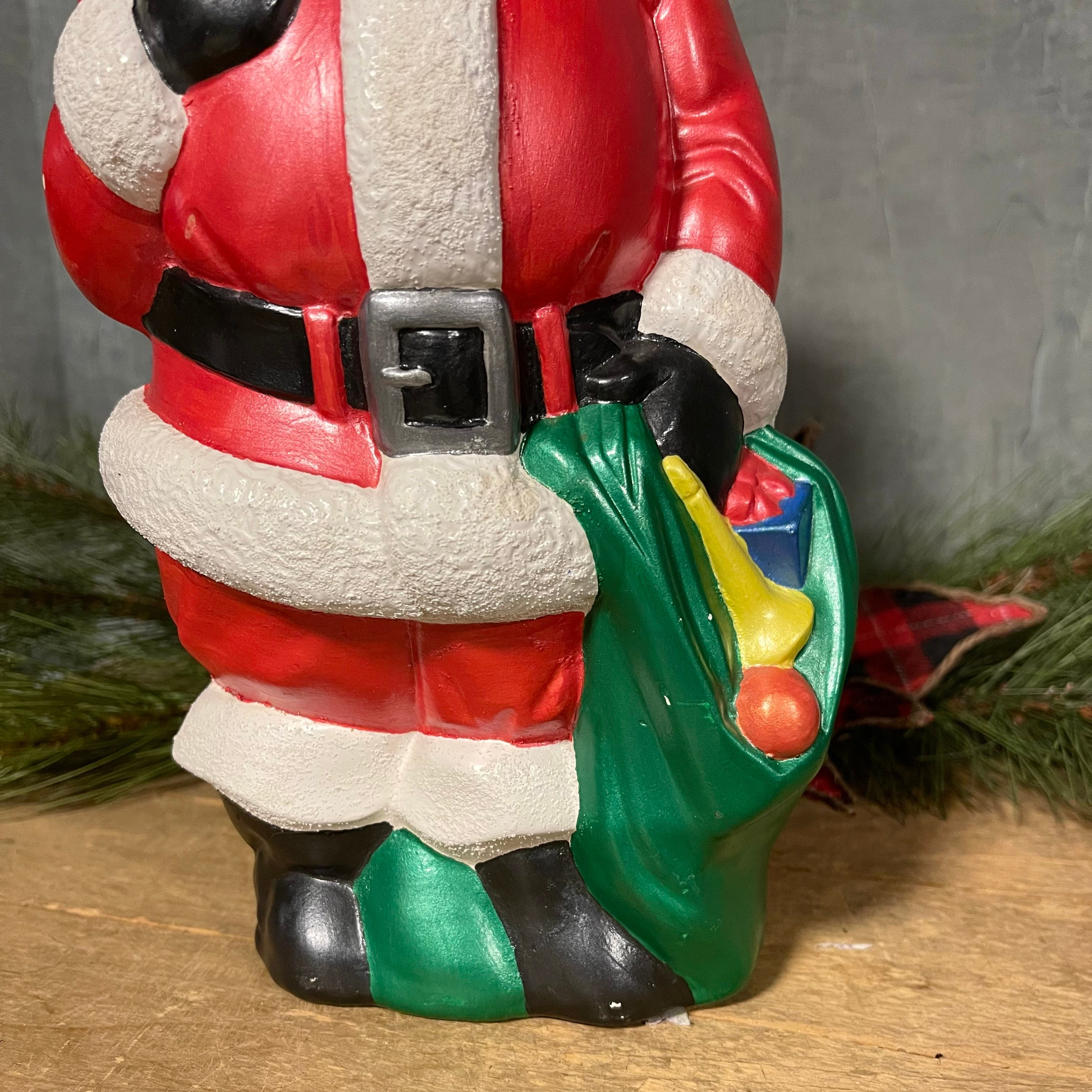 Vintage Ceramic Santa Claus, Hand Painted Santa Claus Figurine - Etsy