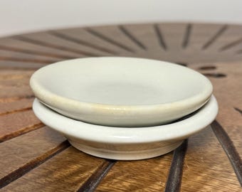 Antique Ironstone Butter Pats, Choice Chunky or Extra Chunky Butter Pat