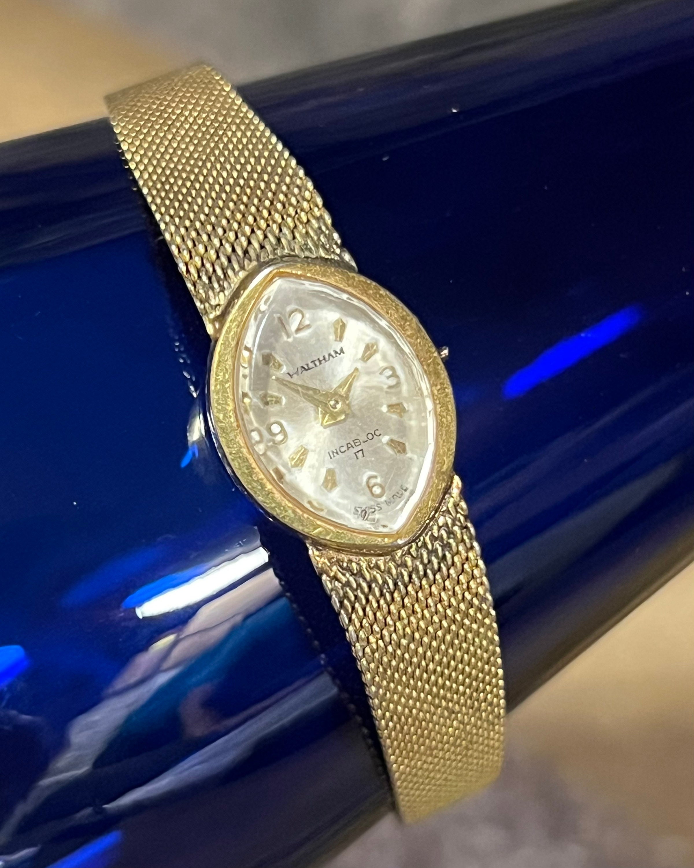 Montre-bracelet Vintage Waltham 17 Bijoux Incabloc - Modèle W13, Occasion