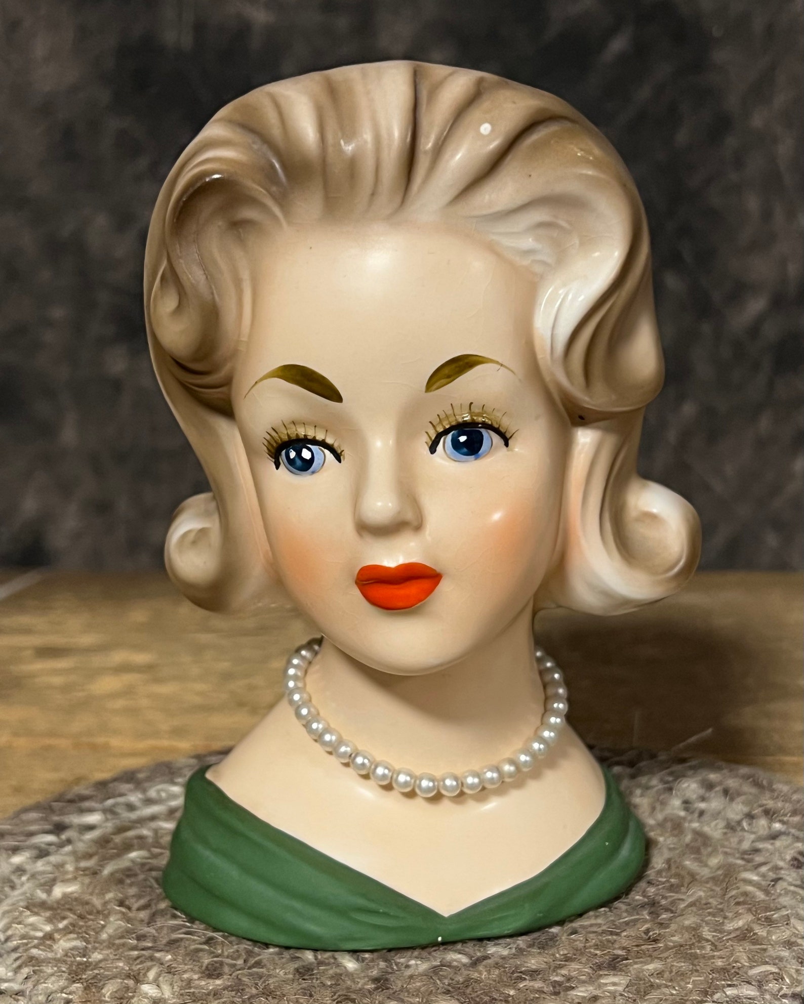 Relpo Lady Head Vase Vintage Relpo K1634 Head Vase Relpo Etsy