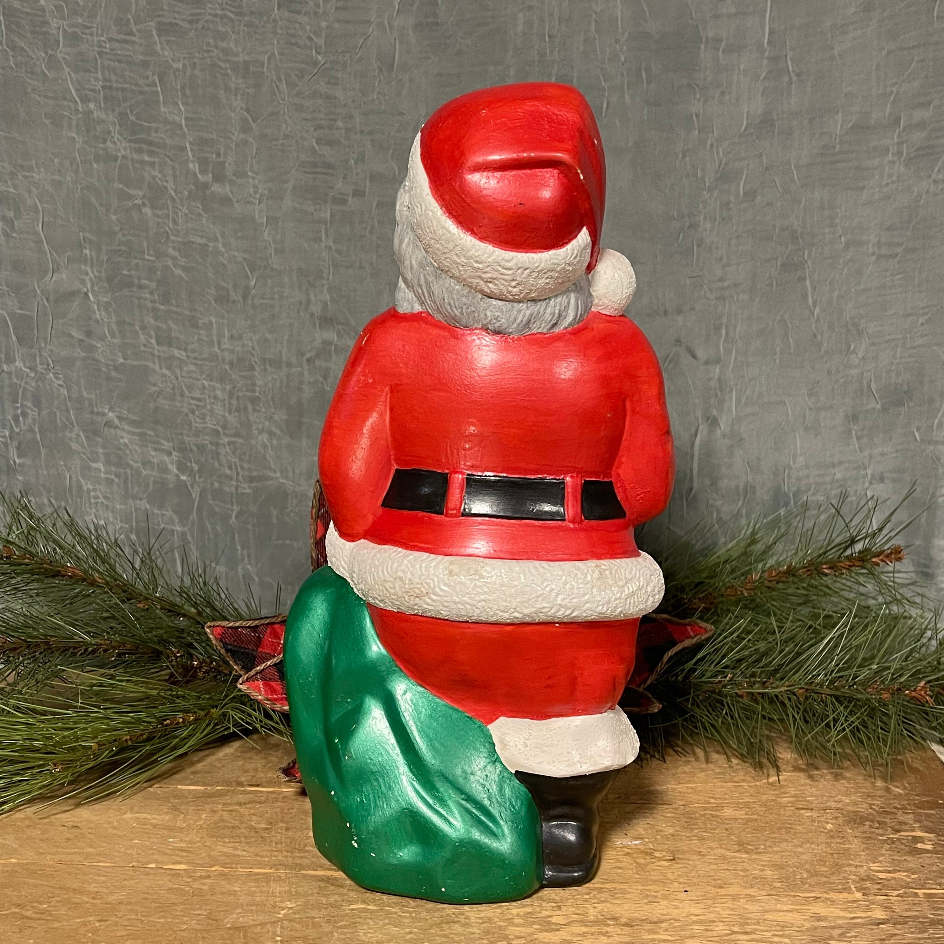 Vintage Ceramic Santa Claus, Hand Painted Santa Claus Figurine - Etsy