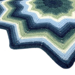 12 point star crochet blanket-Echo