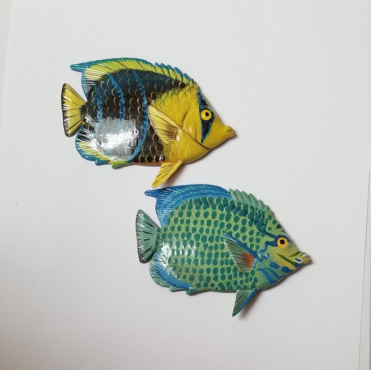 Tropical Fish Refrigerator Magnets, 2 Pieces, Free Shipping (11823 ...