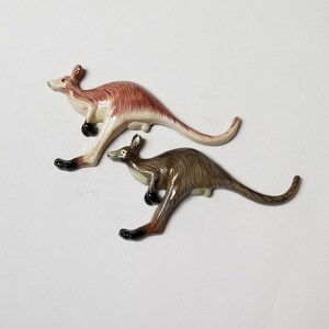 Kangaroo Refrigerator Magnets, 2 Pieces, Free Shipping (14519),Kangaroo Magnets, Grey Kangaroo Magnet, Magnetslady,pq