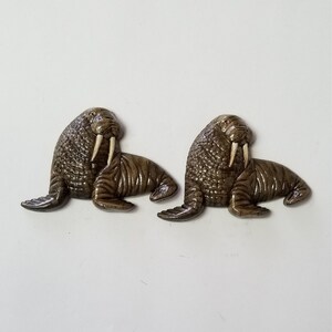 Walrus Refrigerator Magnets, 2 Pieces, Free Shipping (33624), Walrus Magnets, Magnet, Magnetslady,pq