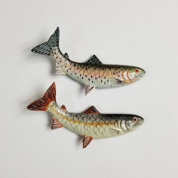 Trout Refrigerator Magnets, 2 Pieces, Free Shipping 24224, Trout
