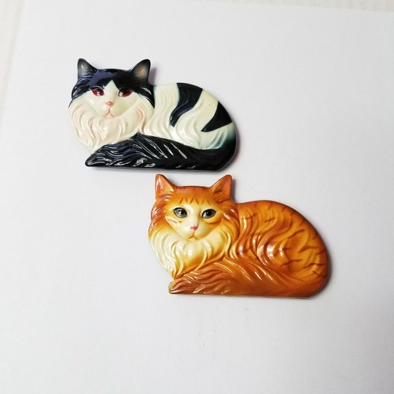Cat Refrigerator 2 Pieces Free Shipping 53220 Cat Etsy