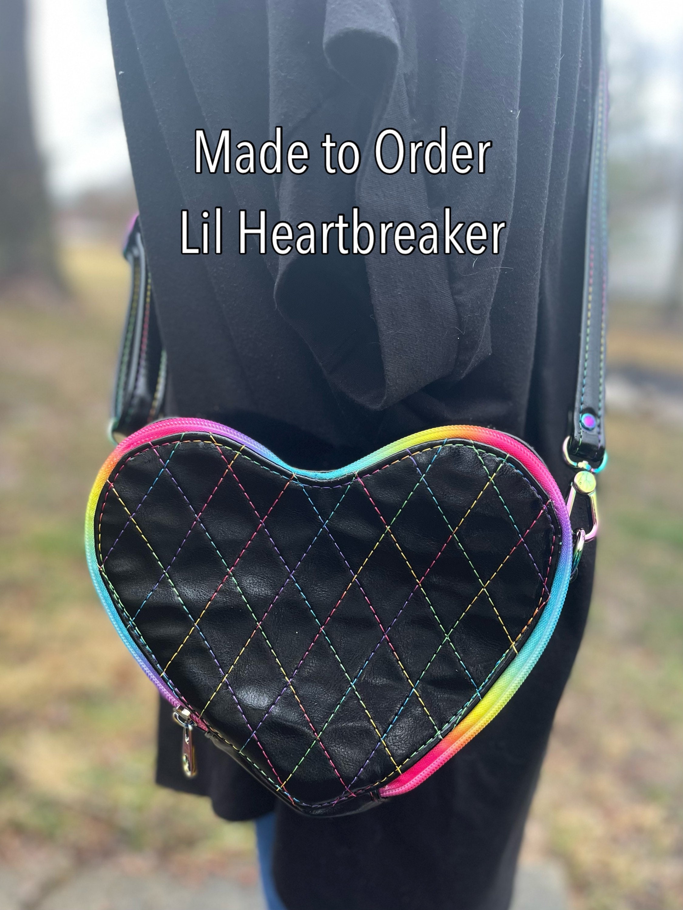 Custom Heartbreaker Crossbody Bag Heart Shaped Purse -  Österreich