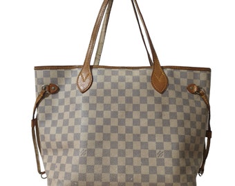 LV Damier Azur Nevefull MM Bag