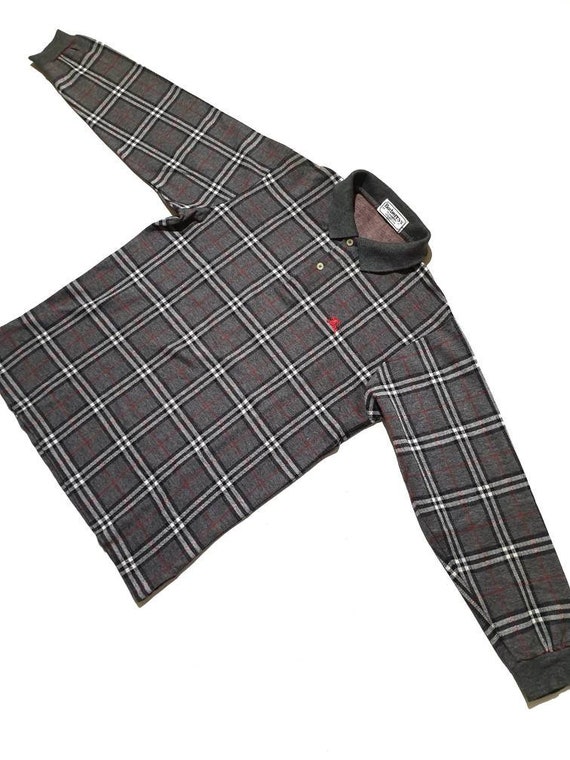 Vintage Burberrys Checkered Polo Shirts